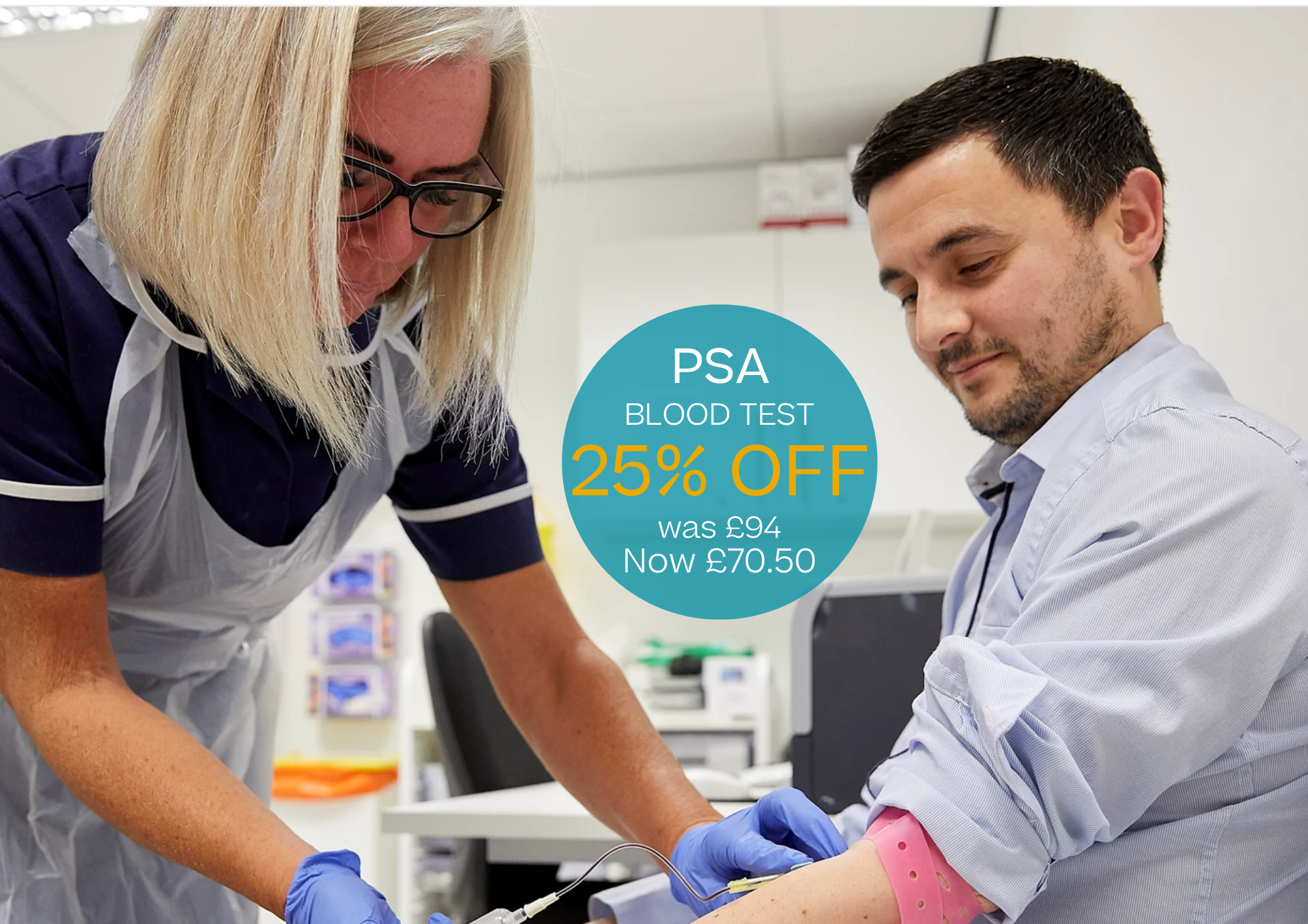 25% OFF PSA Blood Test 25% OFF PSA Blood Test